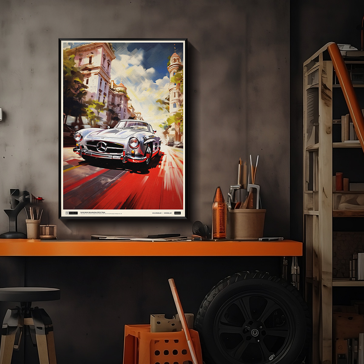 Sunrise Sprint: Mercedes Benz 300 SL Tribute - Wheelsy ART